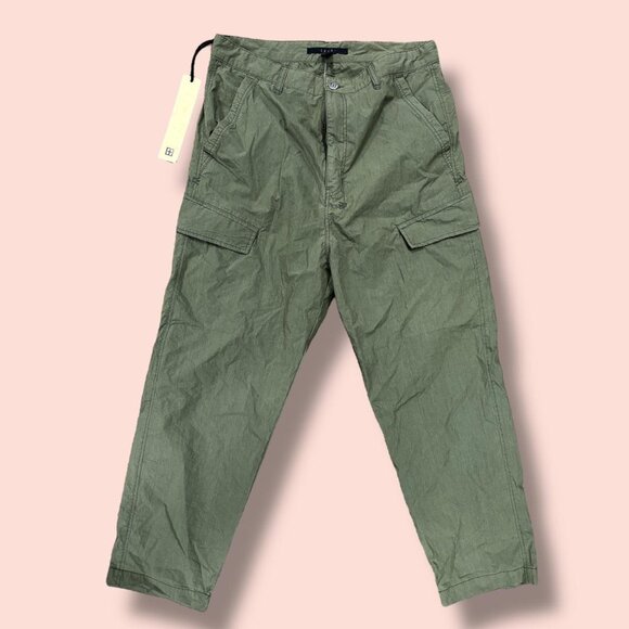 Ksubi Lightweight Olive Green Cargo Pants - Picture 1 of 8